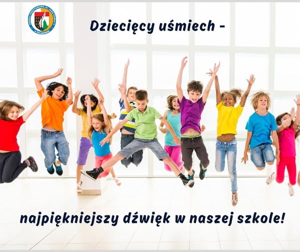 dzieci w&nbsp;wyskoku w&nbsp;gore