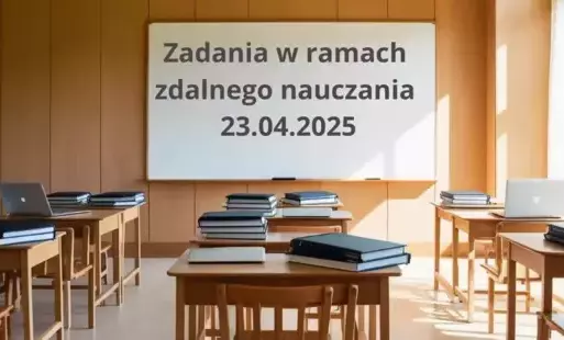 Zadania w ramach zdalnego nauczania